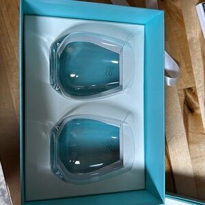 Tiffany & Co. wine glasses no stem